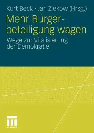 Cover of Mehr Bürgerbeteiligung Wagen