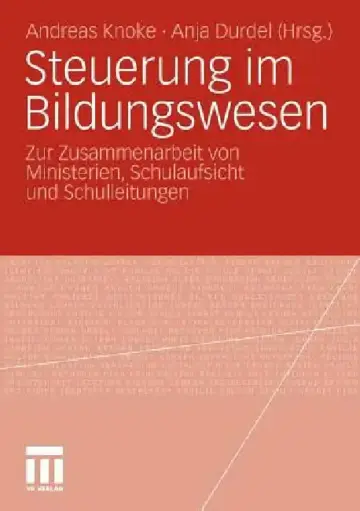 Cover of Steuerung Im Bildungswesen