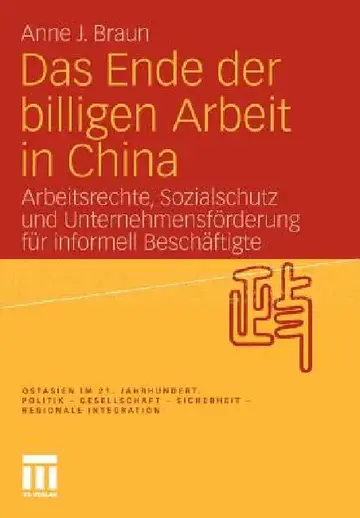 Cover of Das Ende Der Billigen Arbeit in China