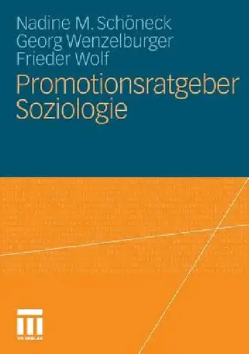 Cover of Promotionsratgeber Soziologie