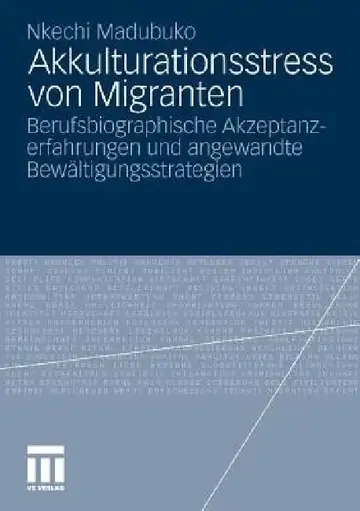 Cover of Akkulturationsstress Von Migranten