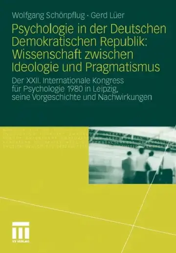 Cover of Psychologie in Der Deutschen Demokratischen Republik