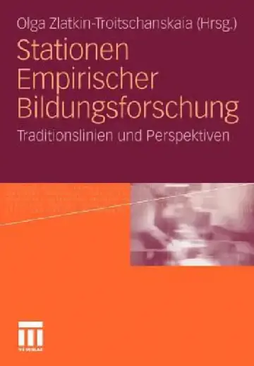 Cover of Stationen Empirischer Bildungsforschung