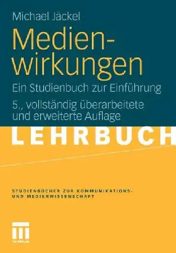 Cover of Medienwirkungen