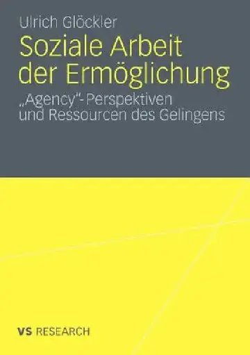 Cover of Soziale Arbeit Der Ermöglichung