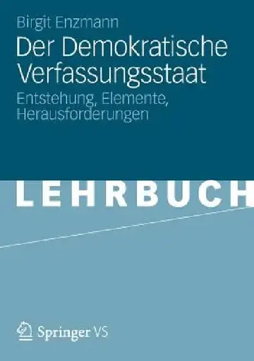 Cover of Der Demokratische Verfassungsstaat