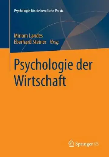 Cover of Psychologie Der Wirtschaft