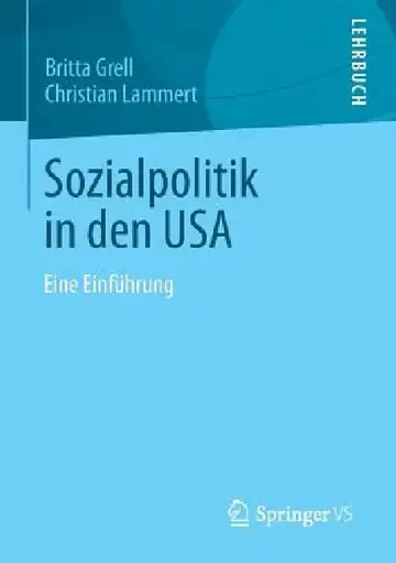 Cover of Sozialpolitik in Den USA