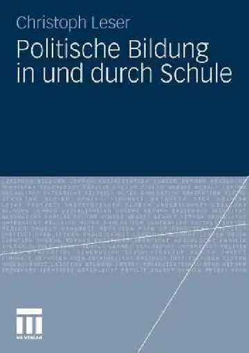 Cover of Politische Bildung in Und Durch Schule