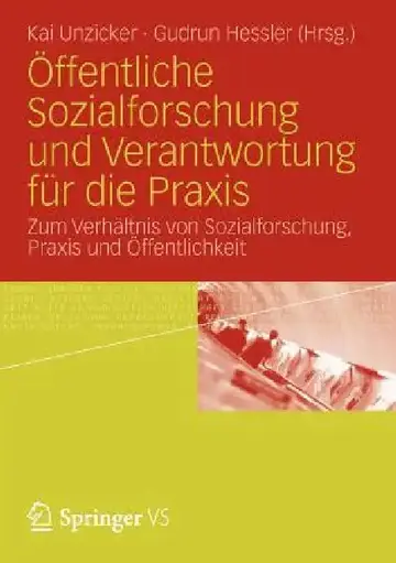 Cover of Öffentliche Sozialforschung Und Verantwortung Für Die PRAXIS