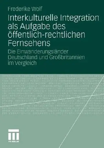 Cover of Interkulturelle Integration ALS Aufgabe Des Öffentlich-Rechtlichen Fernsehens