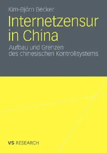 Cover of Internetzensur in China