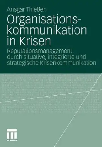 Cover of Organisationskommunikation in Krisen