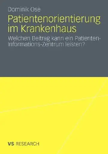 Cover of Patientenorientierung Im Krankenhaus