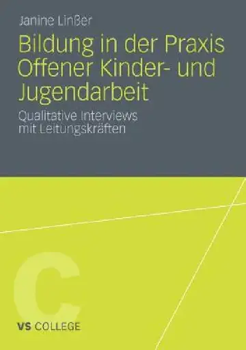 Cover of Bildung in Der PRAXIS Offener Kinder- Und Jugendarbeit
