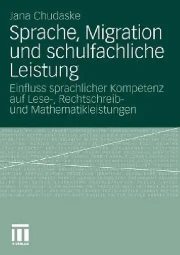 Cover of Sprache, Migration Und Schulfachliche Leistung