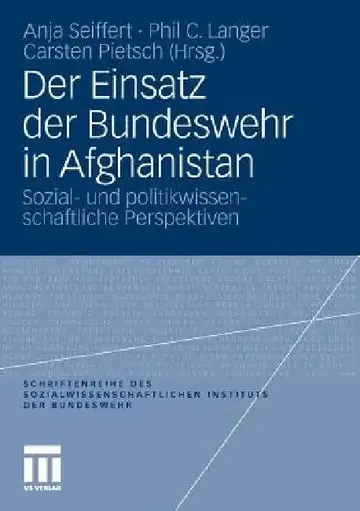 Cover of Der Einsatz Der Bundeswehr in Afghanistan