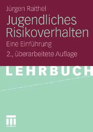 Cover of Jugendliches Risikoverhalten