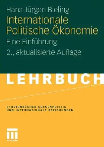 Cover of Internationale Politische Ökonomie