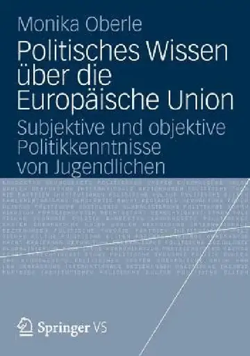 Cover of Politisches Wissen Über Die Europäische Union