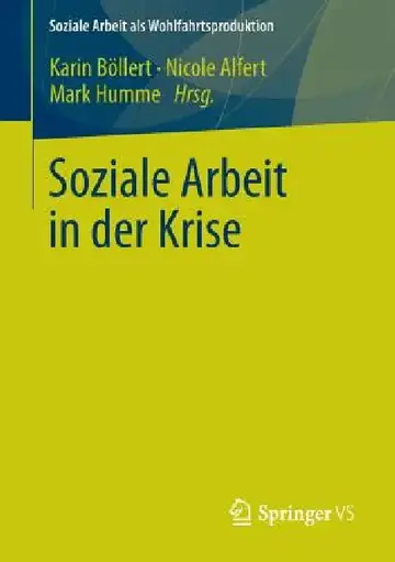 Cover of Soziale Arbeit in Der Krise