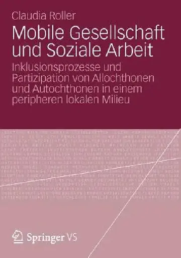 Cover of Mobile Gesellschaft Und Soziale Arbeit