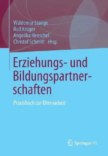 Cover of Erziehungs- Und Bildungspartnerschaften
