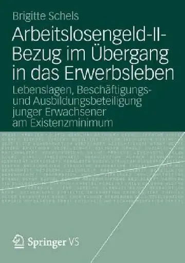 Cover of Arbeitslosengeld-II-Bezug Im Übergang in Das Erwerbsleben