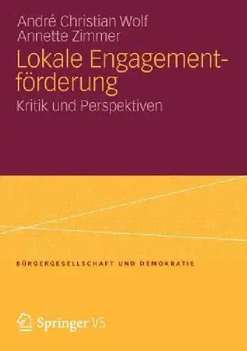 Cover of Lokale Engagementförderung