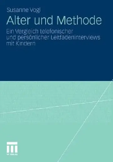 Cover of Alter Und Methode