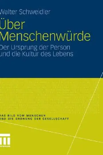 Cover of Über Menschenwürde