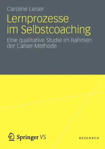 Cover of Lernprozesse Im Selbstcoaching