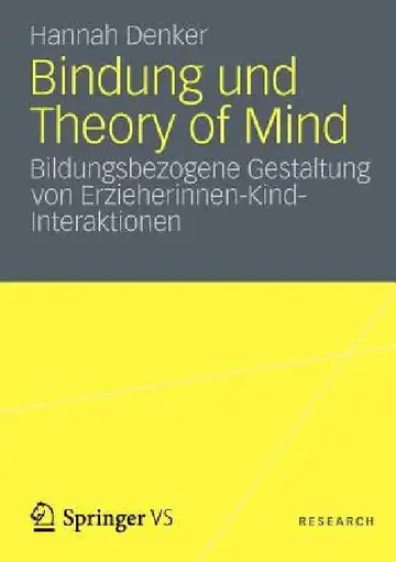 Cover of Bindung Und Theory of Mind