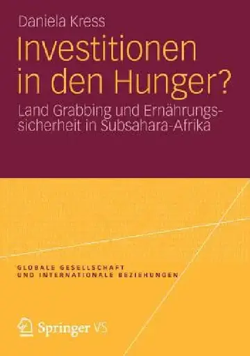 Cover of Investitionen in Den Hunger?