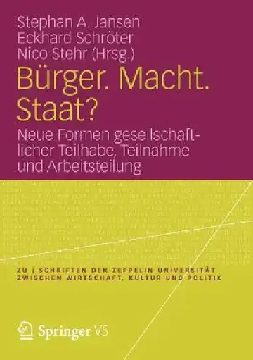 Cover of Bürger. Macht. Staat?