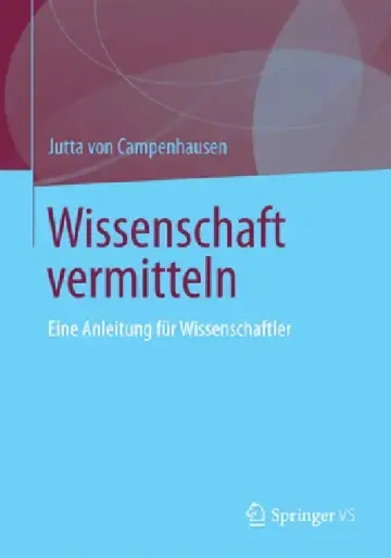 Cover of Wissenschaft Vermitteln