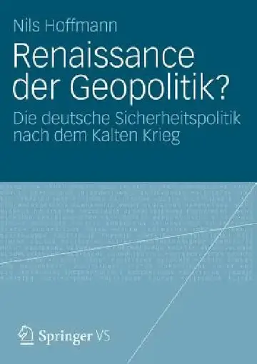 Cover of Renaissance Der Geopolitik?