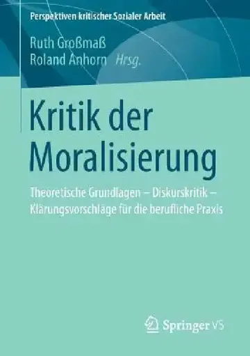 Cover of Kritik Der Moralisierung