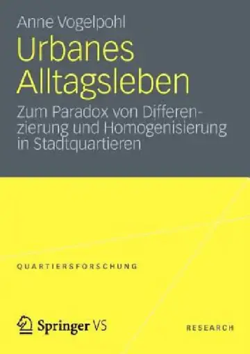 Cover of Urbanes Alltagsleben