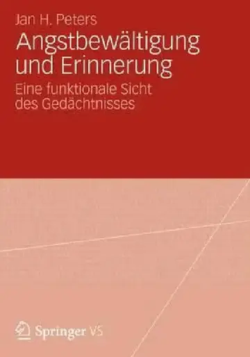 Cover of Angstbewältigung Und Erinnerung