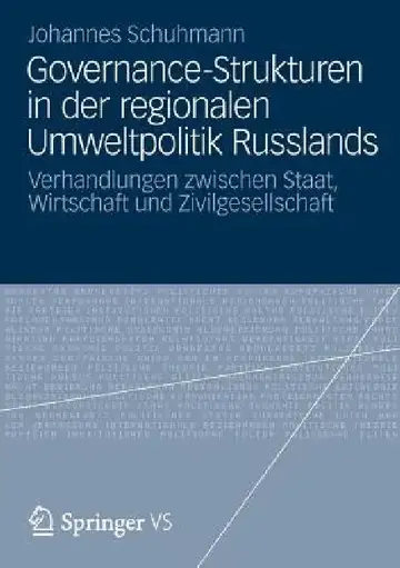Cover of Governance-Strukturen in Der Regionalen Umweltpolitik Russlands