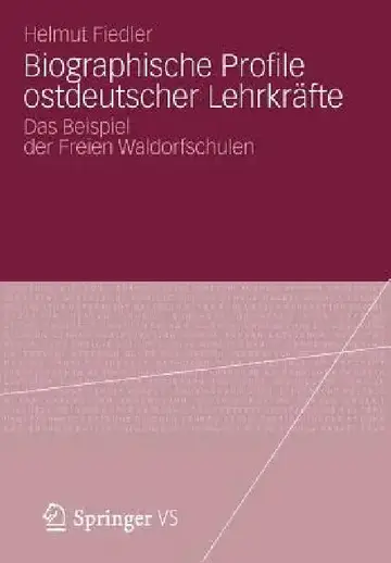 Cover of Biographische Profile Ostdeutscher Lehrkräfte