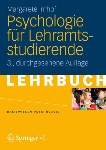 Cover of Psychologie Fur Lehramtsstudierende
