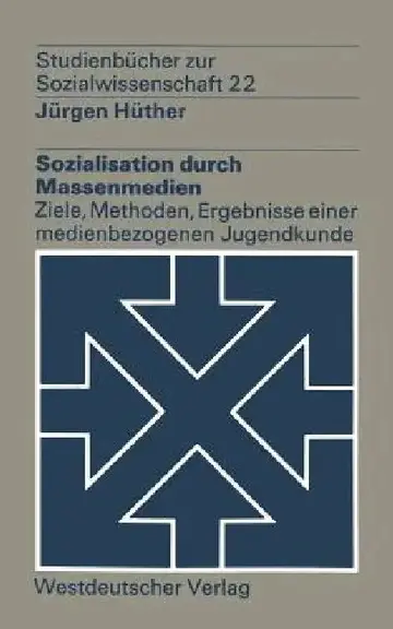 Cover of Sozialisation Durch Massenmedien