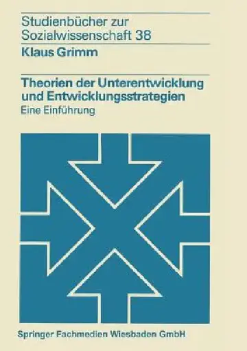Cover of Theorien Der Unterentwicklung Und Entwicklungsstrategien