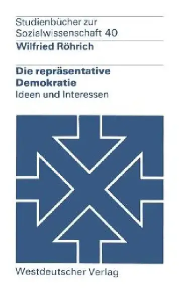 Cover of Die Repräsentative Demokratie