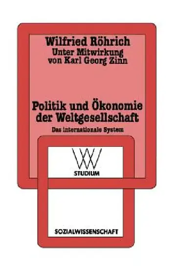 Cover of Politik Und Ökonomie Der Weltgesellschaft