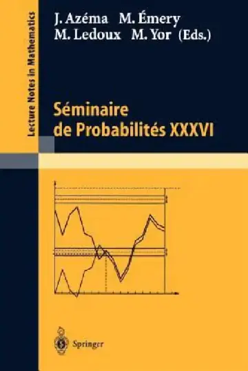 Cover of Séminaire de Probabilités XXXVI