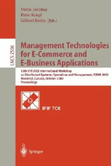 Cover of Management Technologies for E-Commerce and E-Business Applications