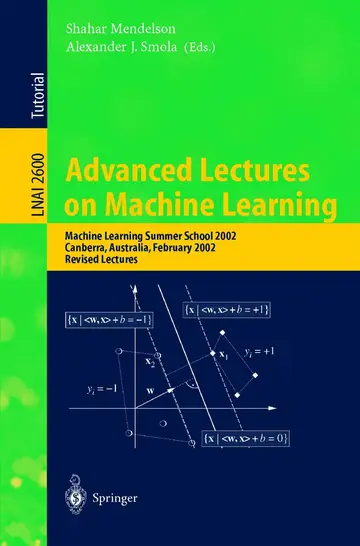 Cover of Advanced Lectures on Machine Learning (pb 2003)